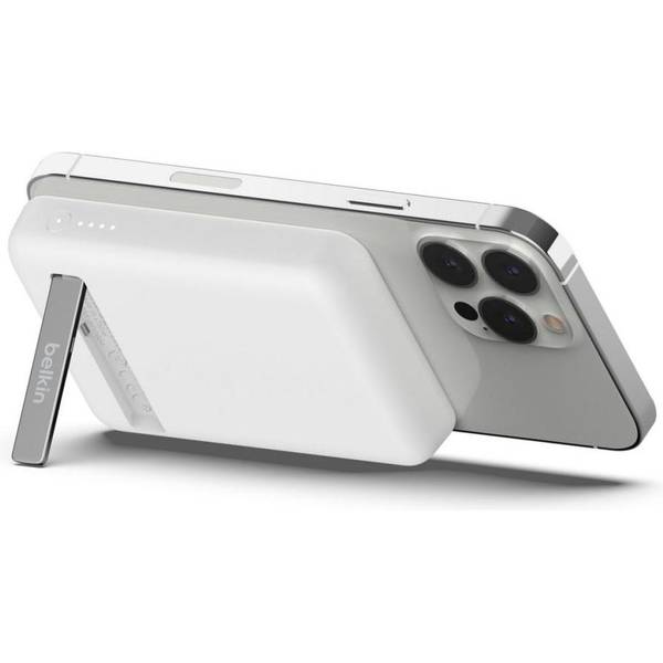 Зовнішній акумулятор (павербанк) Belkin Magnetic Wireless 5000mAh White (BPD004BTWT)
