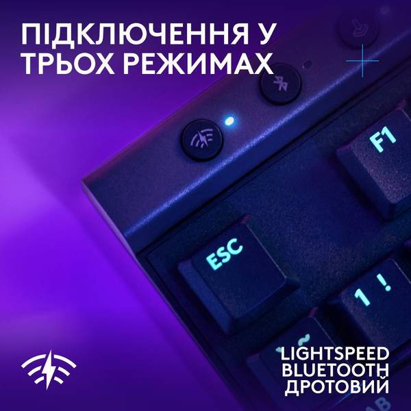 Клавіатура Logitech G515 LIGHTSPEED Black (920-012538)