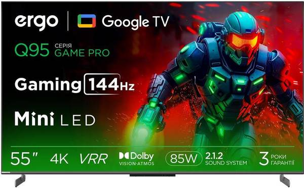 Телевізор ERGO 55MQ95 Game PRO