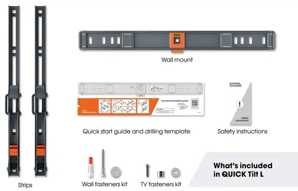 Настінне кріплення VOGELS TVM 1613 Black (1816130)