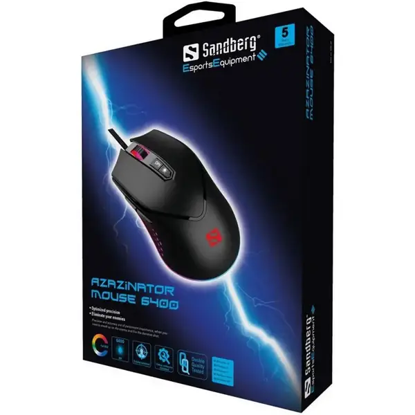 Миша Sandberg Azazinator Mouse 6400 (640-20)