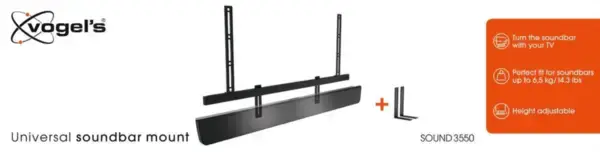 Настінне кріплення VOGELS SOUND 3550 Sound Bar Mount (8153550)