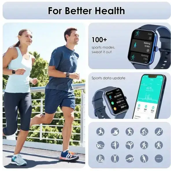 Смарт-годинник Blackview R50 Blue (6931548317548)