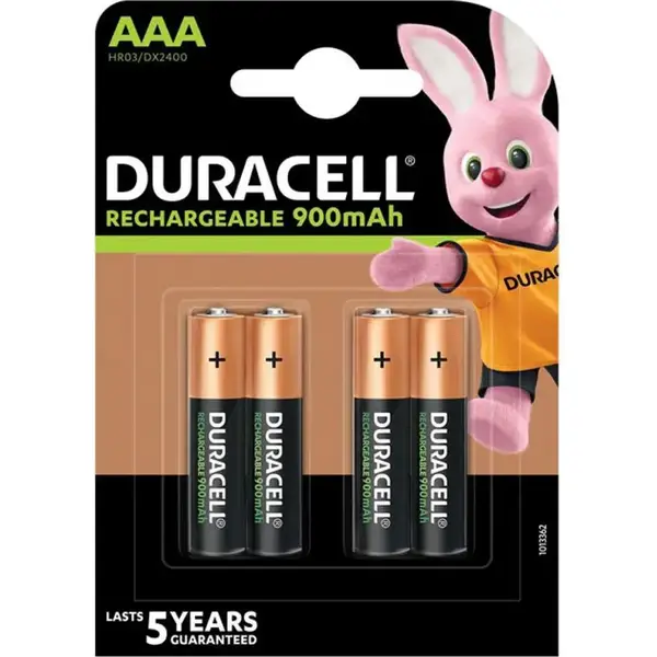 Акумулятор Duracell AAA 900mAh NiMh 4шт 5007338