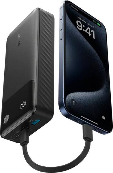 Зовнішній акумулятор (павербанк) Anker PowerCore 20000mAh Black (A1384G11)