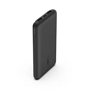 Зовнішній акумулятор (павербанк) Belkin 10000mAh 15W Dual USB-A USB-C Black (BPB011BTBK) Зовнішній акумулятор (павербанк) Belkin 10000mAh 15W Dual USB-A USB-C Black (BPB011BTBK)