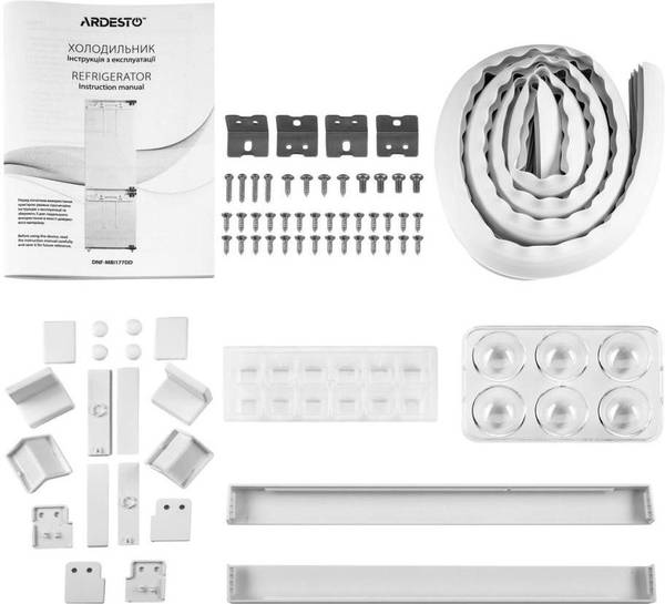 Холодильник з морозильною камерою Ardesto DNF-MBI177DD