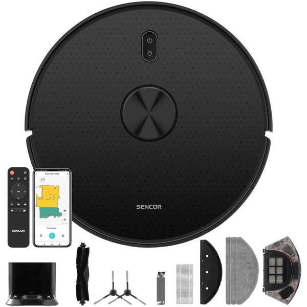 Робот-пилосос з вологим прибиранням Sencor SRV 9120BK