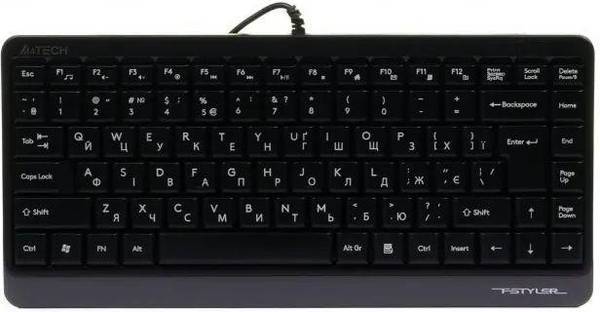 Клавіатура A4Tech Fstyler Compact Size FK11 USB Grey