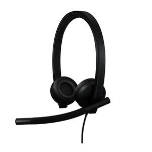 Навушники з мікрофоном Logitech H570e Stereo USB-C Black (981-001431)
