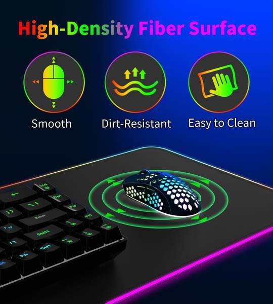 Игровая поверхность Choetech RGB Illuminated 15W Wireless C (T543-F)