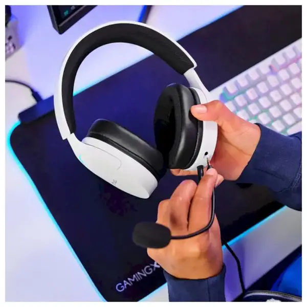 Навушники з мікрофоном Trust GXT 490 Fayzo White (25302)