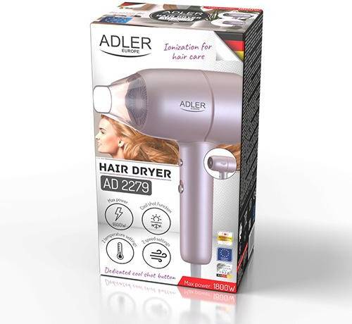 Фен Adler AD 2279 pink