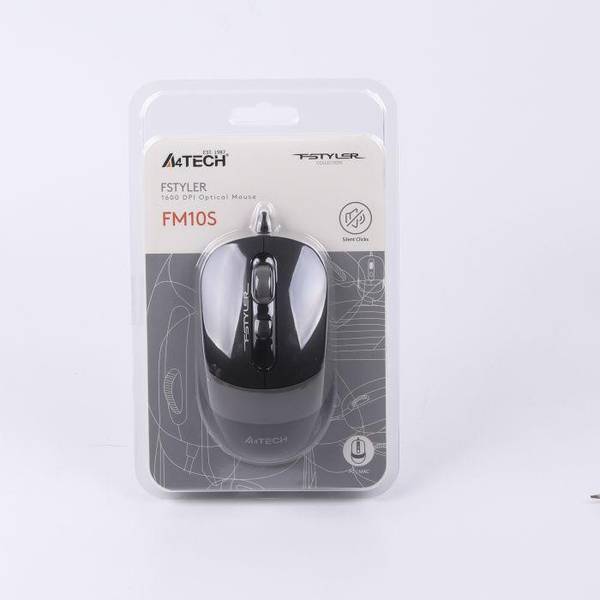 Мышь A4Tech Fstyler FM10 Black/Grey
