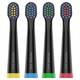 Насадки для електричної зубної щітки Pecham Насадки м'ягкі до електричної зубної щітки Pecham чорні (0390199080113)