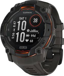 Смарт-годинник Garmin Instinct 3 50mm Solar Black with Charcoal Band (010-02935-00/40) Смарт-годинник Garmin Instinct 3 50mm Solar Black with Charcoal Band (010-02935-00/40)