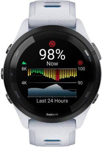 Смарт-годинник Garmin Forerunner 265 Black Bezel w. Whitestone Case and Whitestone/Tidal Blue S. Band (010-02810-51)