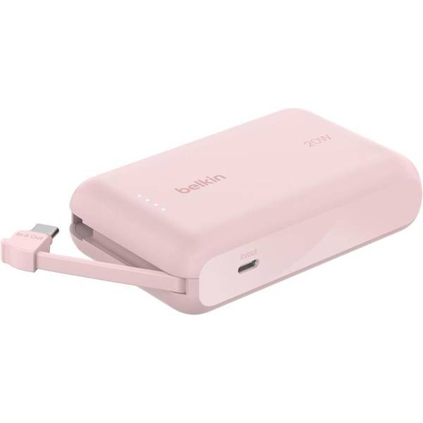 Зовнішній акумулятор (Power Bank) Belkin 10000mAh 20W Type-C Cable Pink (BPB021HQPK)