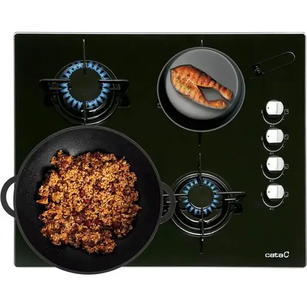 Варильна поверхня газова Cata CHI 6031 BK (08041502)