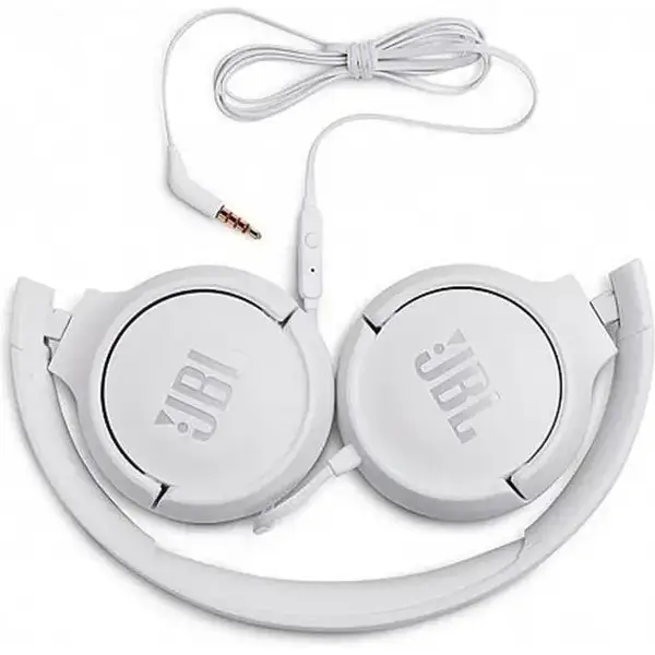 Навушники з мікрофоном JBL Tune 500 White (JBLT500WHT)
