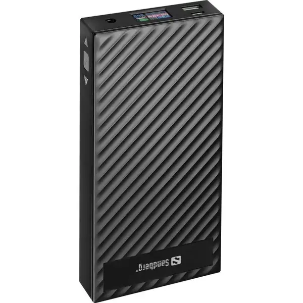 Зовнішній акумулятор (павербанк) Sandberg 30000mAh 100W Black (420-88)