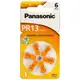 Батарейка Panasonic ZA13 bat(1.4B) PR13 Zinc Air 6шт (6 PR-13/6LB)