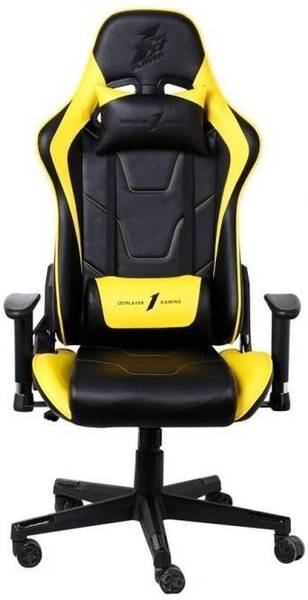 Комп'ютерне крісло для геймера 1STPLAYER FK2 black/yellow