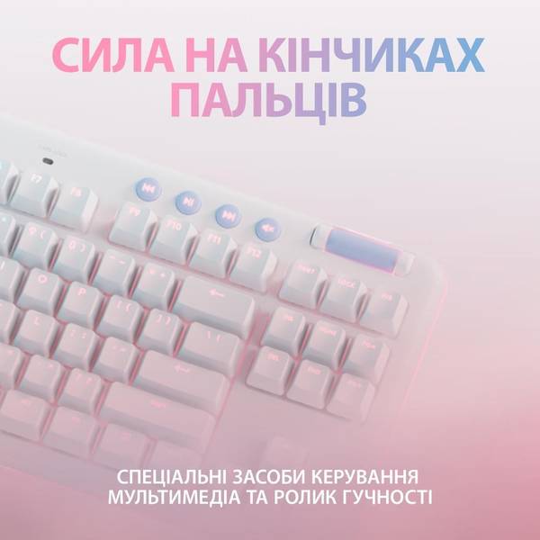 Клавіатура Logitech G715 Wireless Gaming Tactile White (920-010465)
