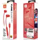 Навушники з мікрофоном JBL Tune 310C Red (JBLT310CRED)