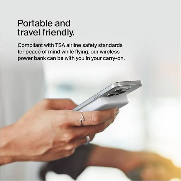 Зовнішній акумулятор (павербанк) Belkin BoostCharge Pro 10K 10000mAh 15W White (BPD008BTWH)