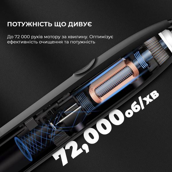 Електрична зубна щітка Oclean Endurance Eco Electric Toothbrush Black (6970810553321)