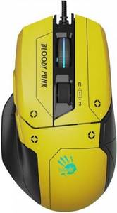 Миша Bloody W70 Max USB Punk Yellow