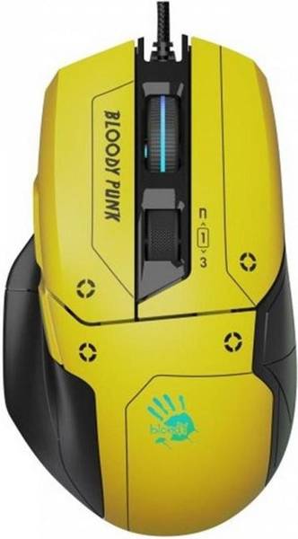 Мышь Bloody W70 Max USB Punk Yellow
