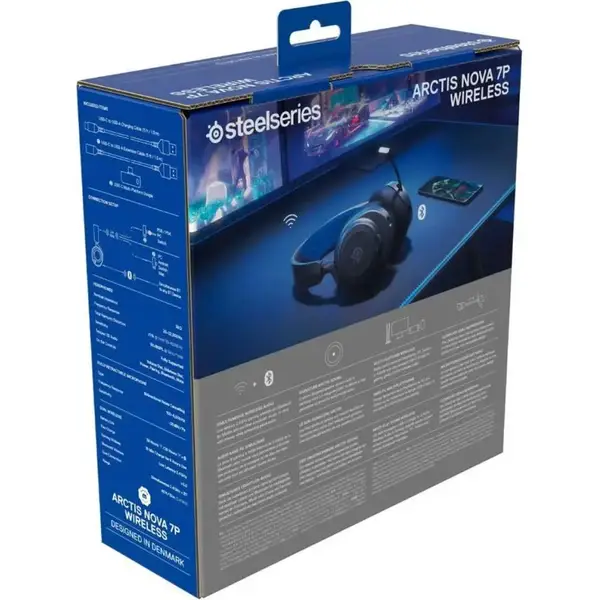 Навушники з мікрофоном SteelSeries Arctis Nova 7P Black (61559)