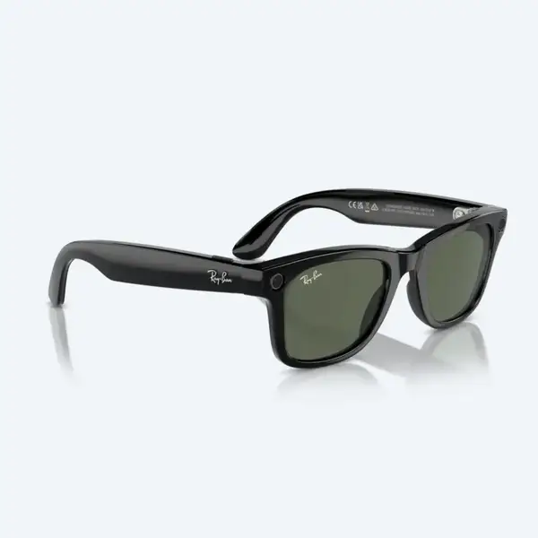 Смарт-окуляри Ray-Ban Meta Wayfarer Shiny Black Frame Green Lenses (RW4006 601/71 50-22)