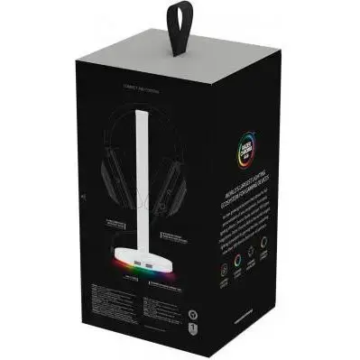 Підставка для навушників Razer Base Station V2 Chroma Mercury (RC21-01510300-R3M1)