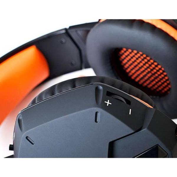 Навушники з мікрофоном REAL-EL GDX-7700 Surround 7.1 Black-orange (EL124100016)