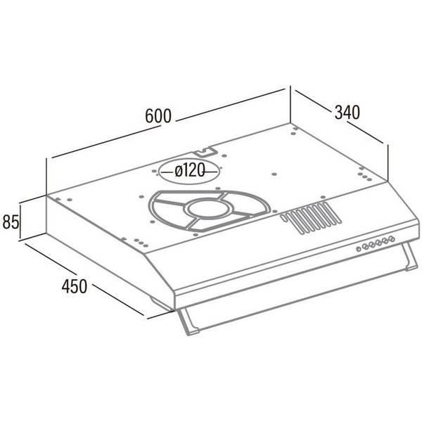 Витяжка пласка Cata LF 2060 X (02011317)