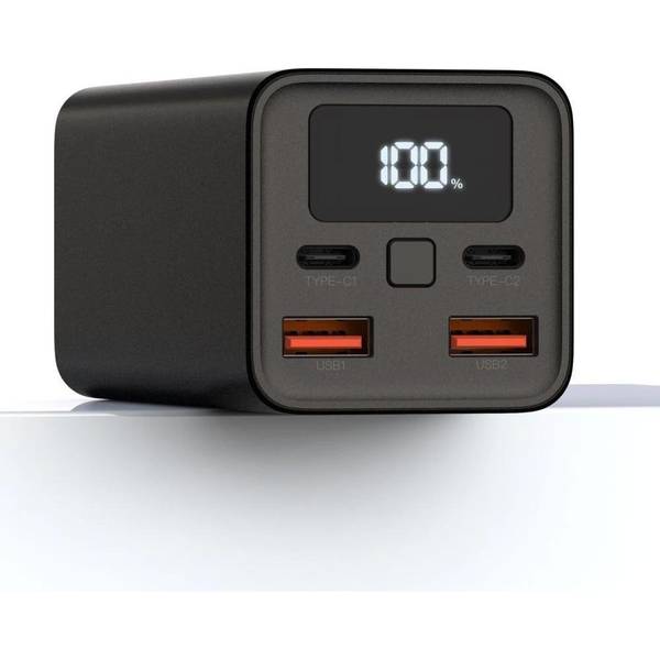 Зовнішній акумулятор (павербанк) XO PB97 20000mAh 65W Black