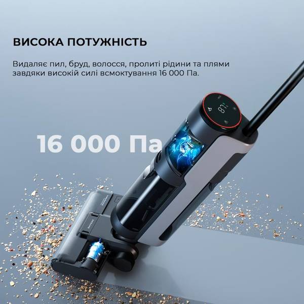 Миючий вертикальний пилосос (1в1) Dreame H12S (HHR30B)