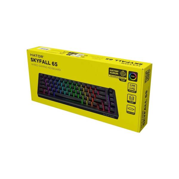 Клавіатура HATOR Skyfall 65 Black-Black (HTK1160UA)