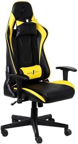 Комп'ютерне крісло для геймера 1STPLAYER FK2 black/yellow