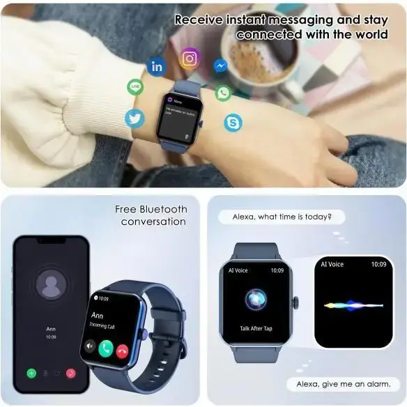 Смарт-годинник Blackview R50 Blue (6931548317548)