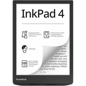Електронна книга з підсвічуванням PocketBook 743G InkPad 4, Stundust Silver (PB743G-U-CIS) Електронна книга з підсвічуванням PocketBook 743G InkPad 4, Stundust Silver (PB743G-U-CIS)