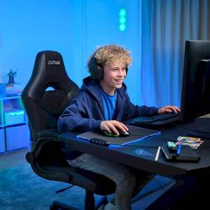 Комп'ютерне крісло для геймера Trust GXT 703 RIYE Black (25128) Комп'ютерне крісло для геймера Trust GXT 703 RIYE Black (25128)