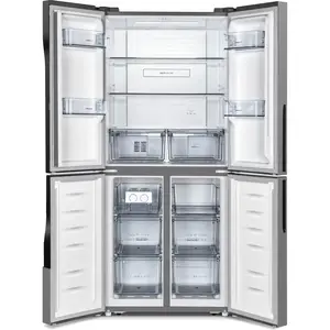 Холодильник з морозильною камерою Gorenje NRM8182MX