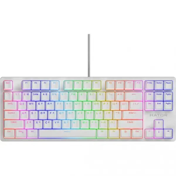 Клавіатура HATOR Rockfall 2 Mecha TKL orange White (HTK-521)