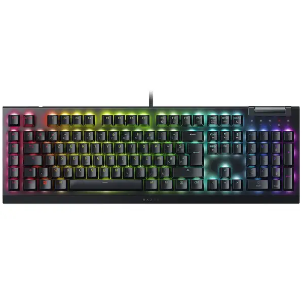 Клавіатура Razer BlackWidow V4 X Yellow Switch RU (RZ03-04702500-R3R1)