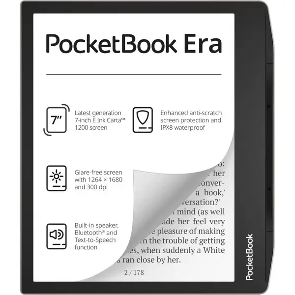 Електронна книга з підсвічуванням PocketBook 700 Era Stardust Silver (PB700-U-16-WW)