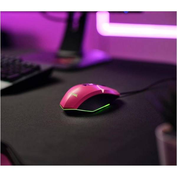Миша Trust GXT 109 Felox RGB Pink (25068)